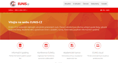 Desktop Screenshot of eunis.cz